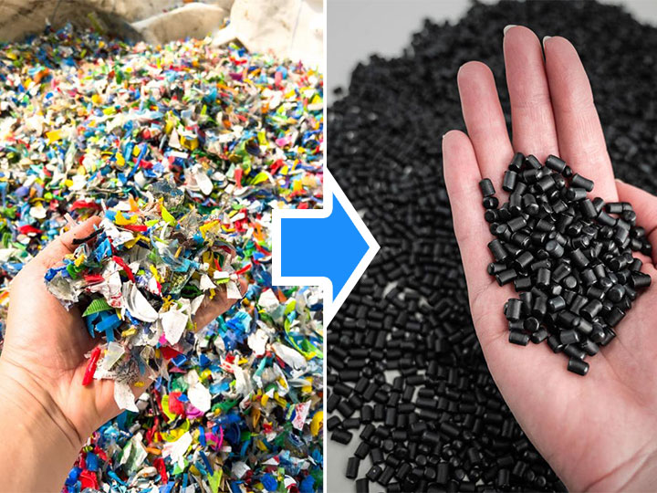 How to turn plastic into pellets
