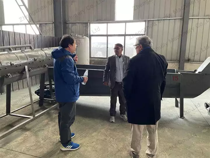 Nepalese customers visited shuliy pet bottle recycling machine